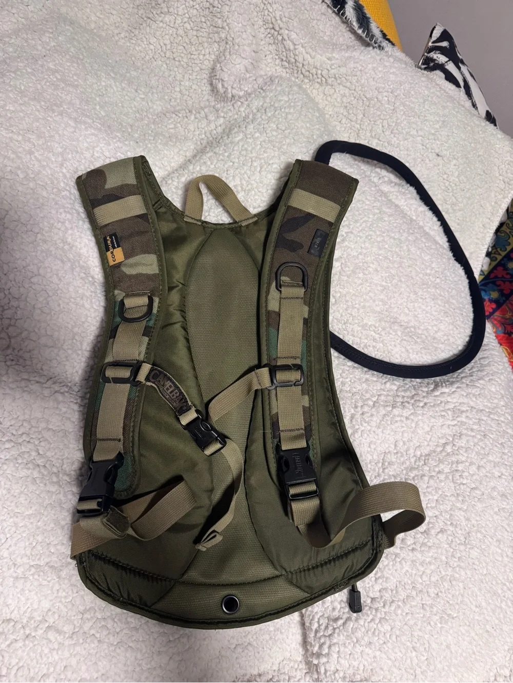 Camelbak Woodland Camo Hydration Pack - Green/Brown